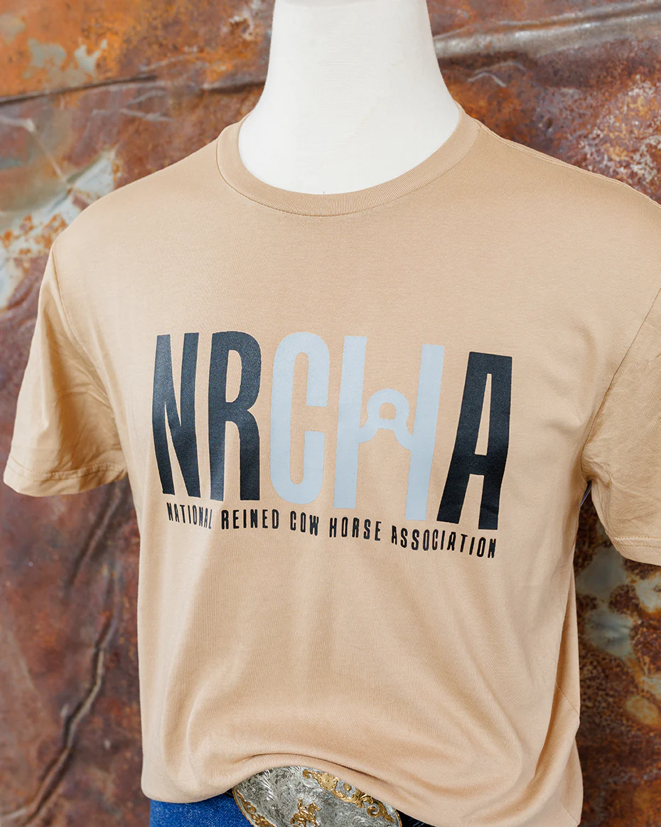 Men's Golden Spice Classic NRCHA Logo short sleeve T Shirt - Image 3
