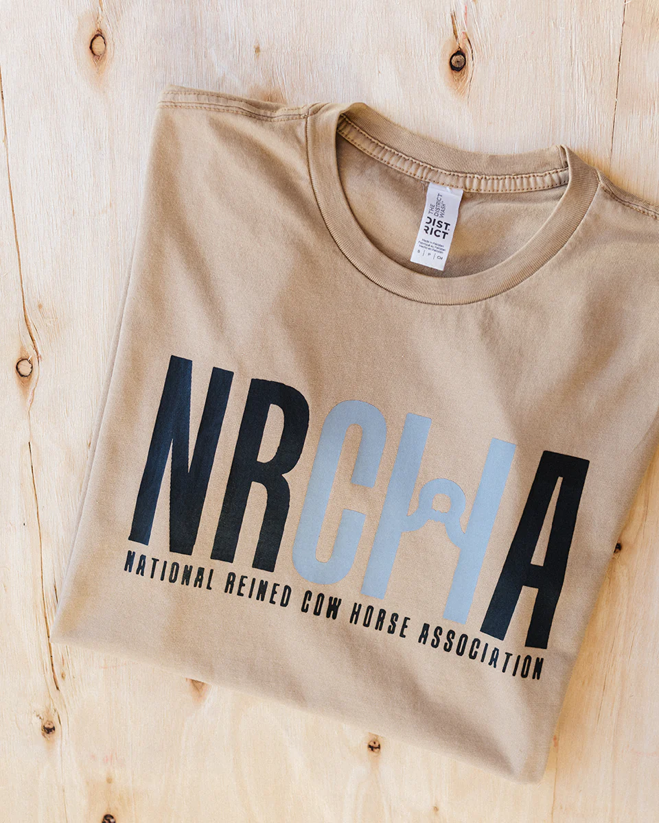 Men's Golden Spice Classic NRCHA Logo short sleeve T Shirt - Image 4