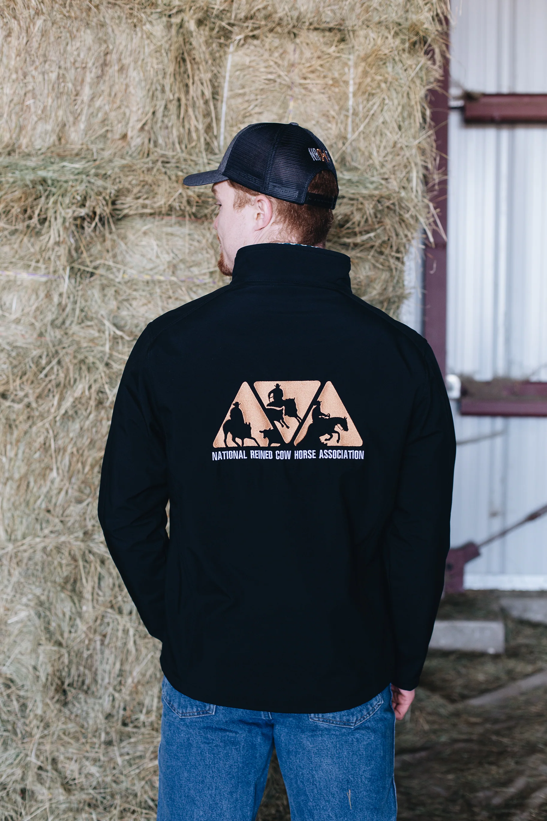 Men's NRCHA Logo Signature Series Black Jacket - Image 3