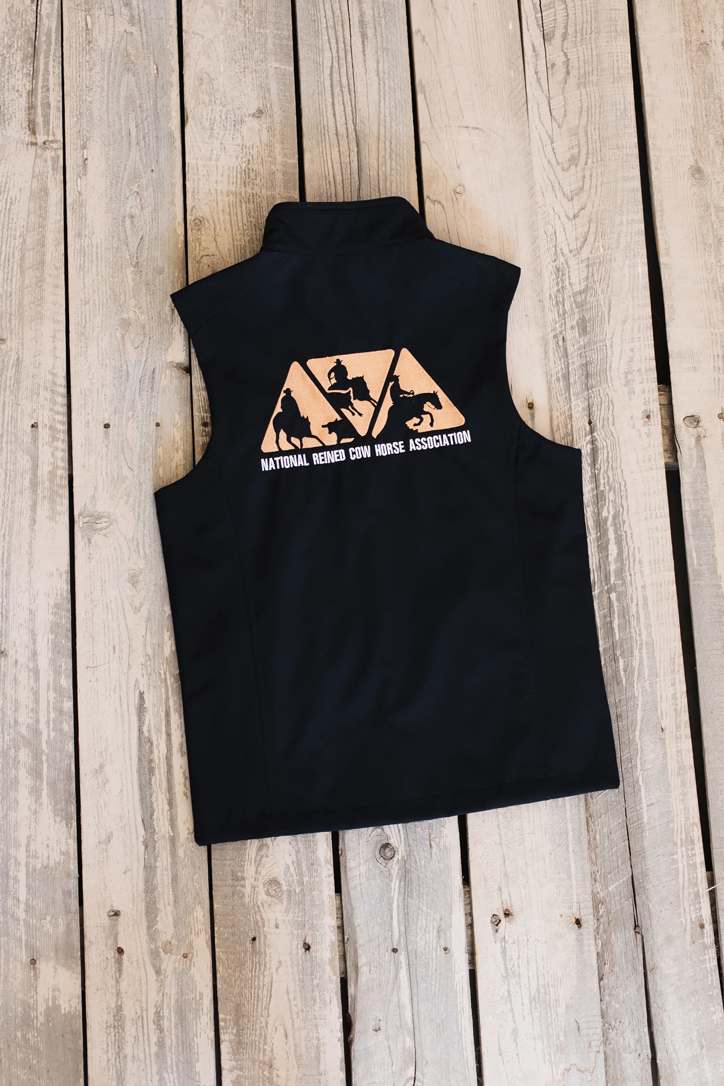 Men's NRCHA Logo Signature Series Black Vest - Image 3