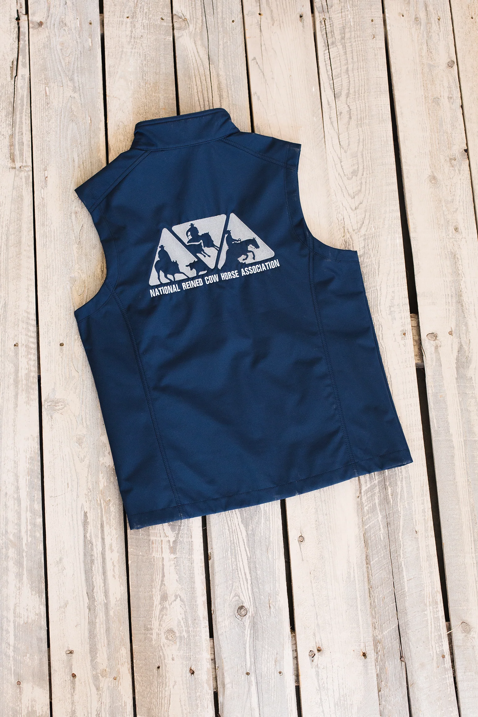 Men's NRCHA Logo Signature Series Navy Vest - Image 4