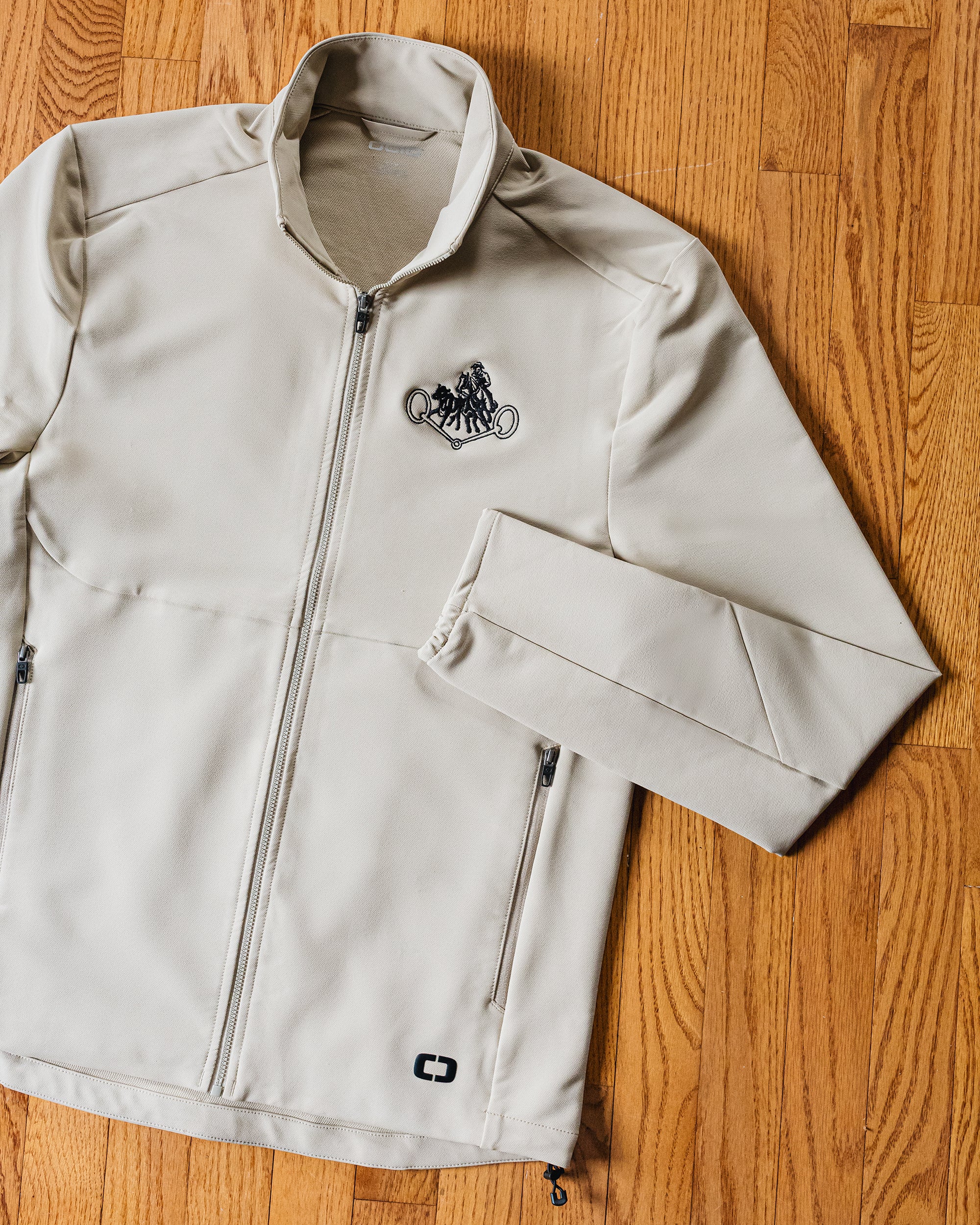 Men's NRCHA Retro Logo Sahara Tuape OGIO Kinetic Soft Shell Jacket - Image 3
