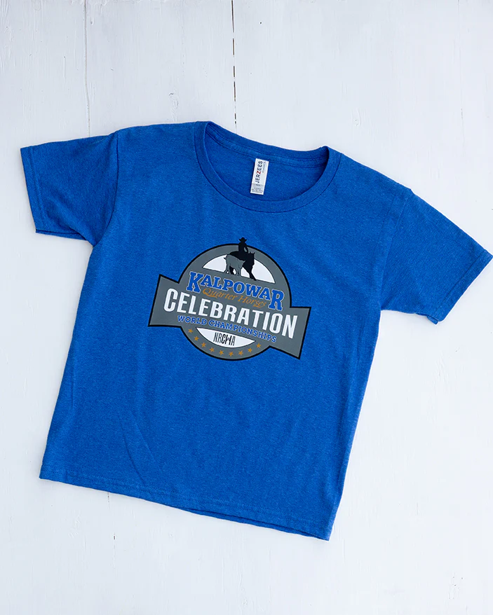NRCHA Celebration of Champions 2026 Youth Royal Heather T-shirt