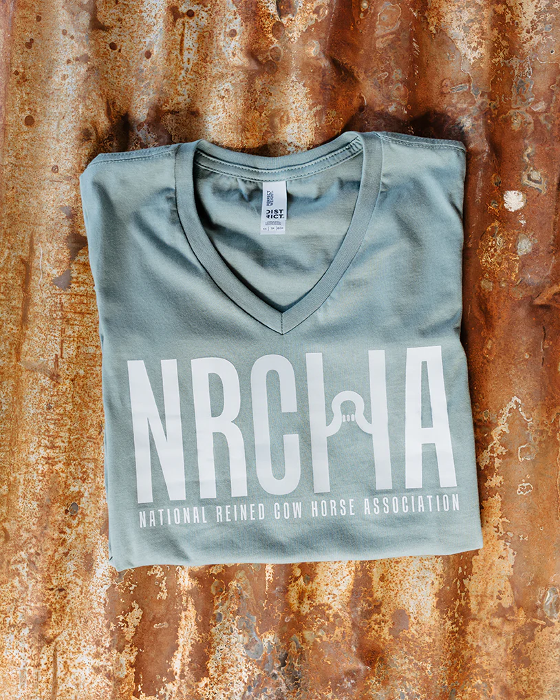 NRCHA Ladies Sage Short Sleeve Crewneck T-shirt - Image 3