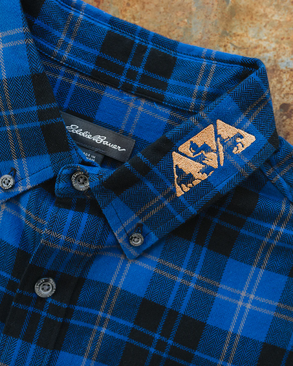 NRCHA Men's Eddie Bauer Plaid Button Front Shirt (2 Colors) - Image 6