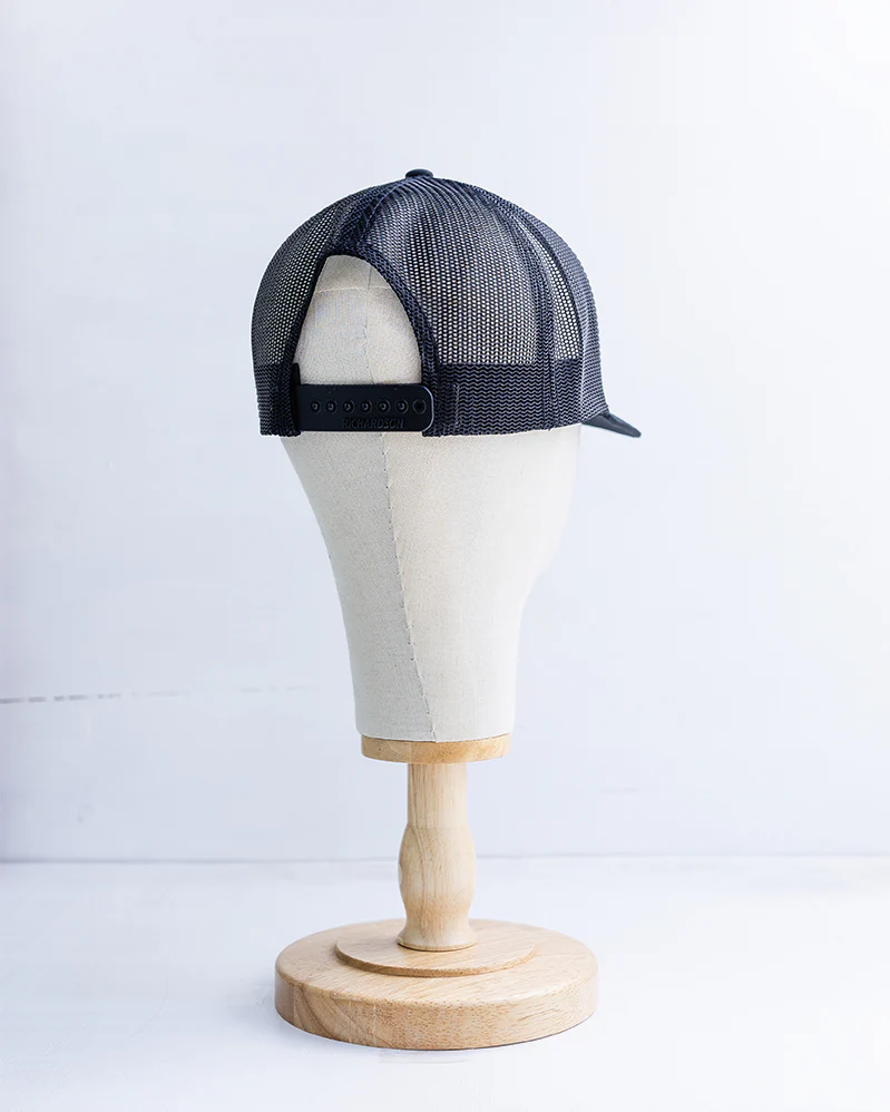 NRCHA Triangle Logo Woodgrain Patch Black Mesh Hat - Image 3