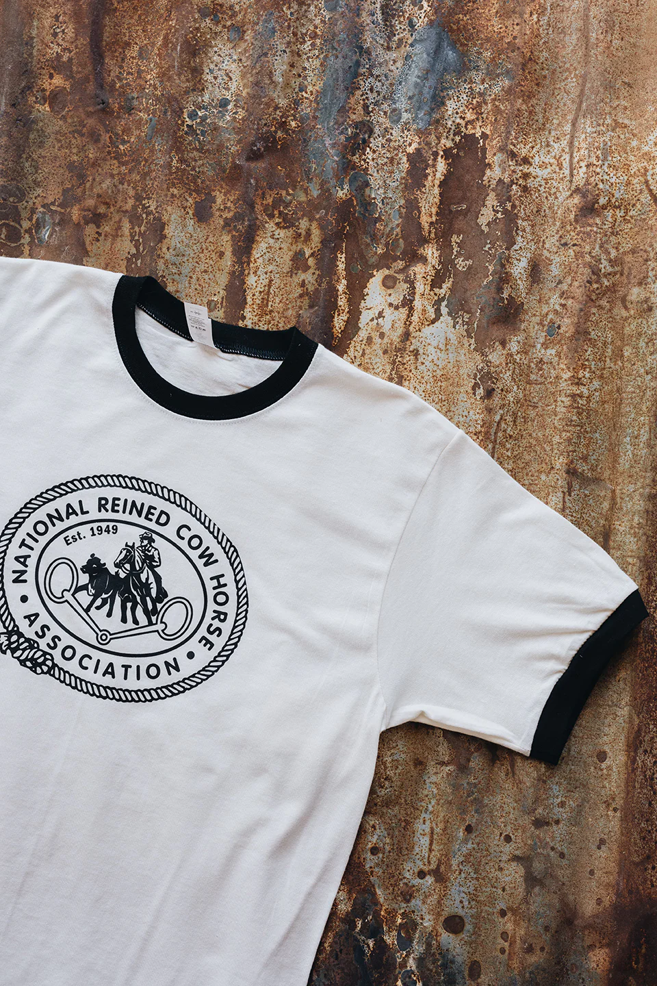 Unisex NRCHA Retro Logo Ringer Tee (3 Colors) - Image 9