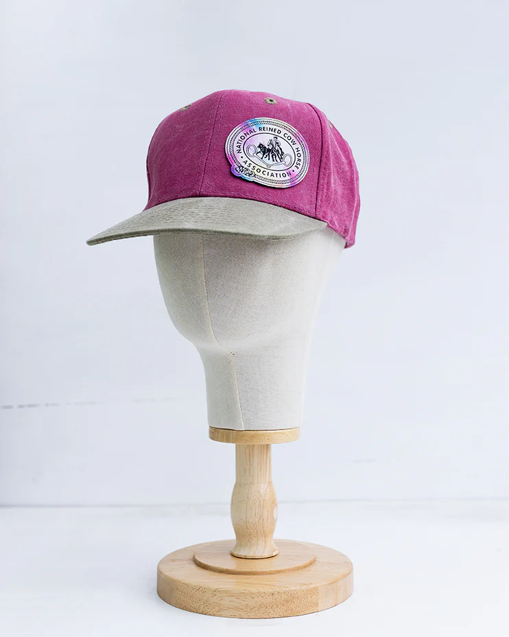 NRCHA Retro Logo Pink Sueded Hat