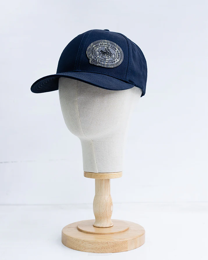NRCHA Retro Logo Patch Navy Cloth Hat