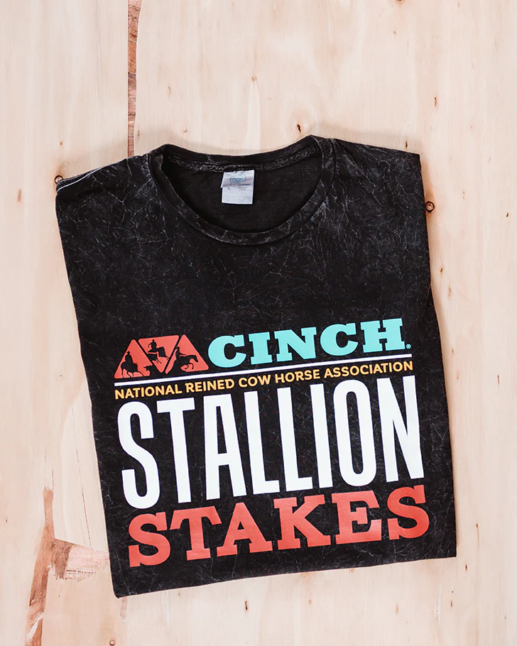 NRCHA STALLION STAKES 2026 Men's Mineral Wash T-shirt - Image 3