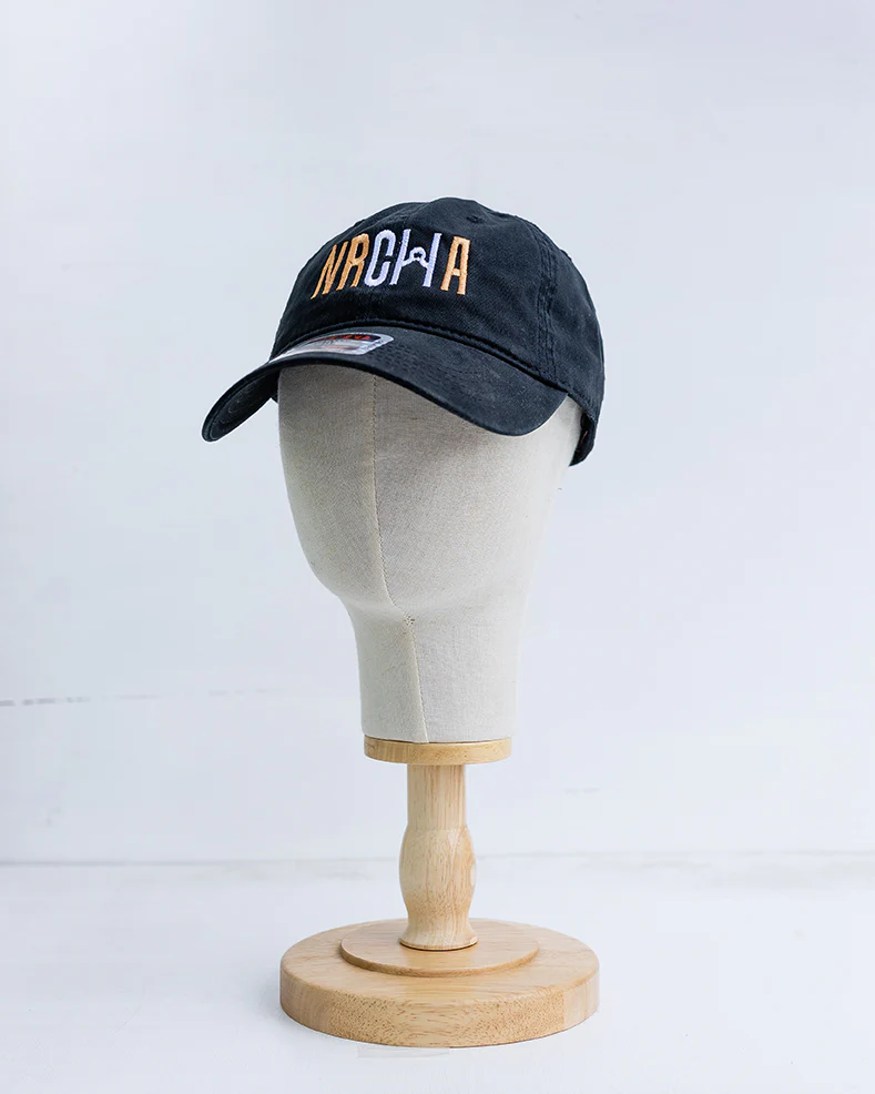 NRCHA Solid Black Logo Soft Cloth Hat