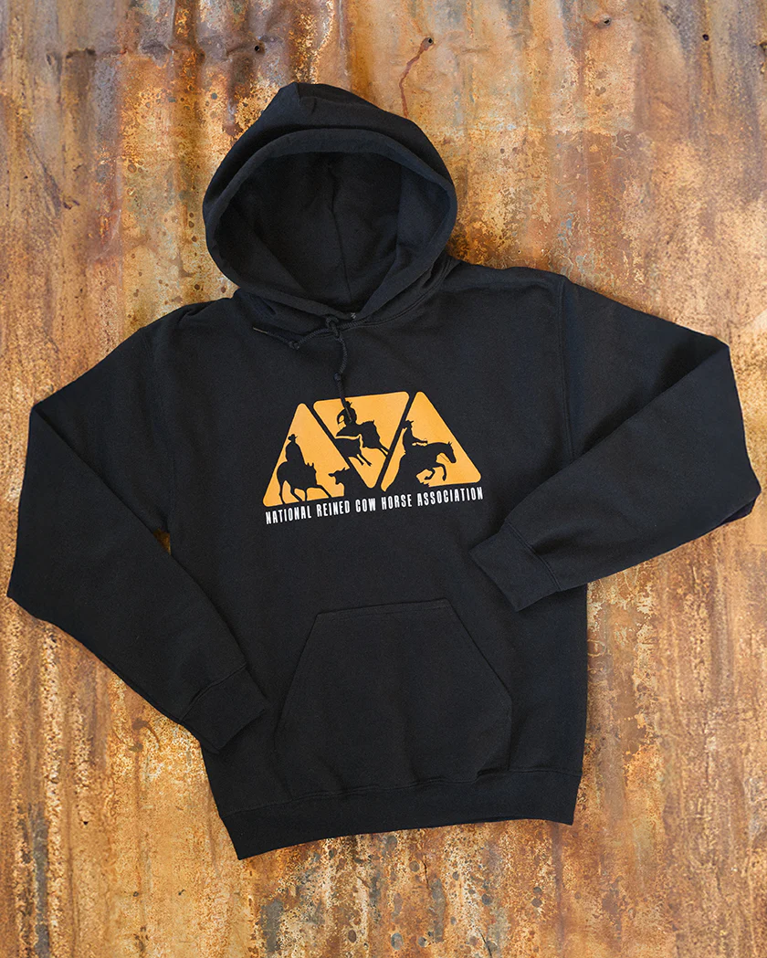 Unisex NRCHA Triangle Logo Black Hoodie