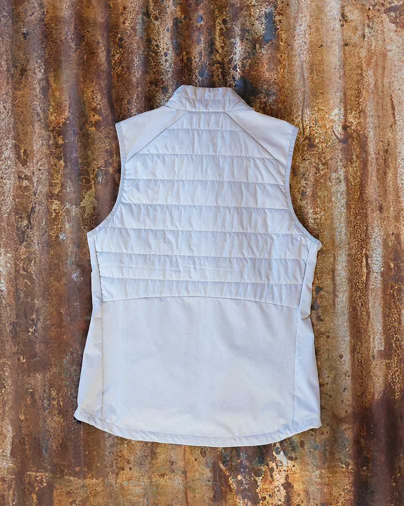 Women's NRCHA Logo Silver Teknical Hybrid Vest - Image 3