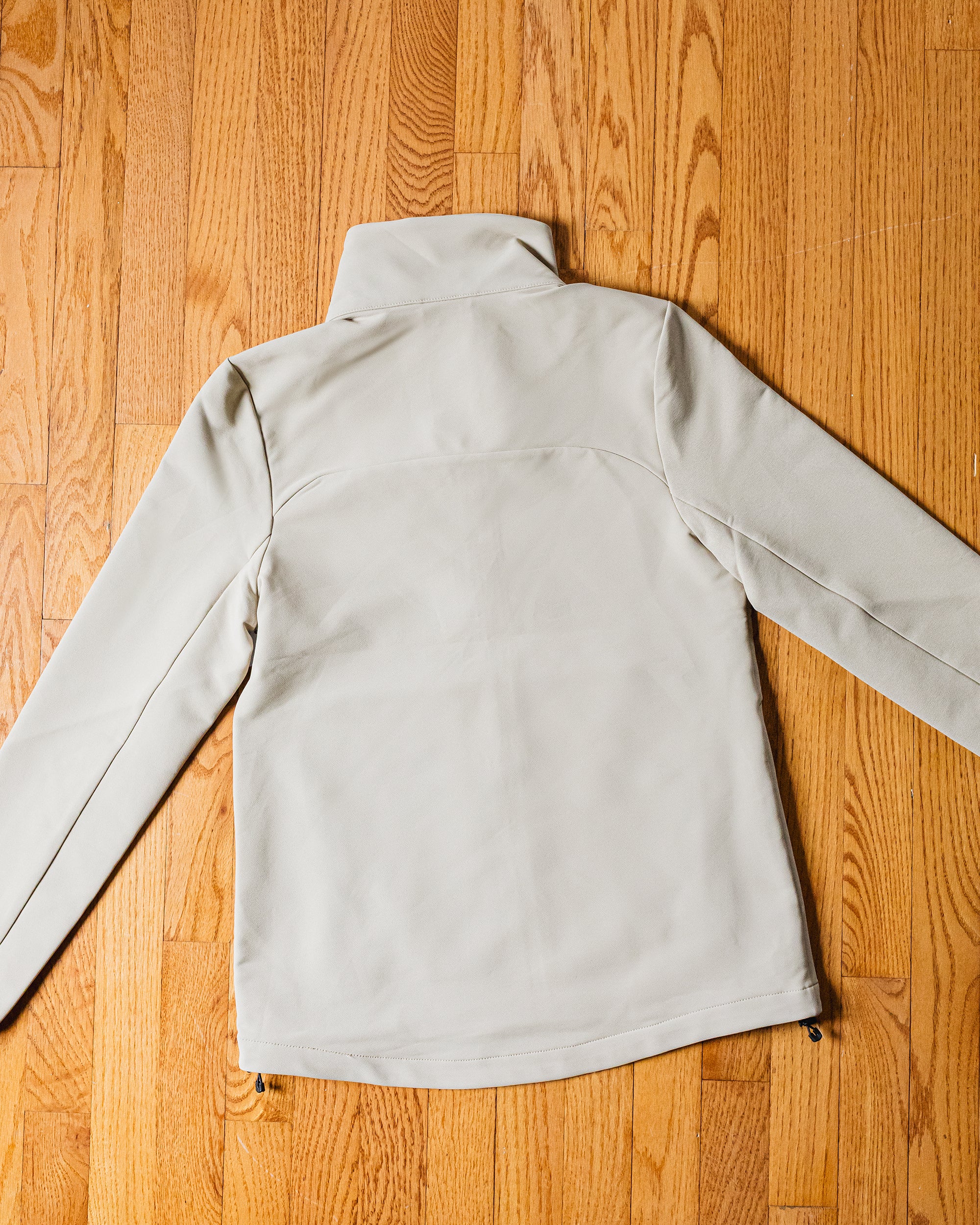 Women's NRCHA Retro Logo Sahara Taupe OGIO Kinetic Soft Shell Jacket - Image 4