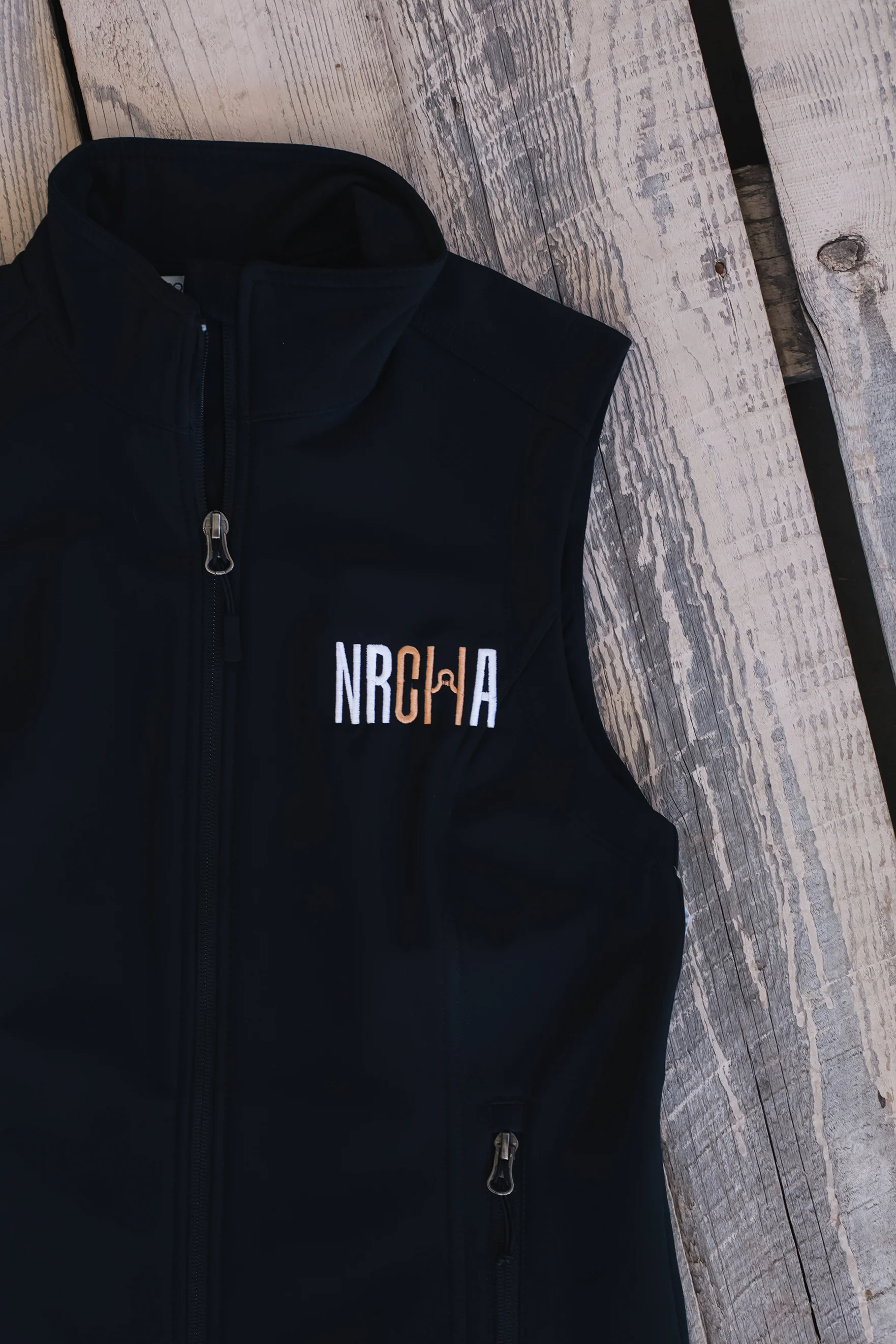 Women's NRCHA Logo Signature Series Black Vest - Image 3